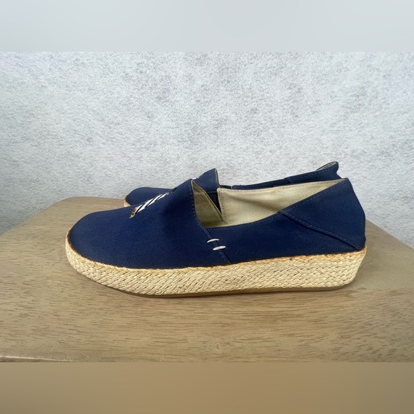 Sperry Ladies 7.5‎ Lighthouse Navy Blue Top Sider Slip On Shoe - Picture 4 of 6